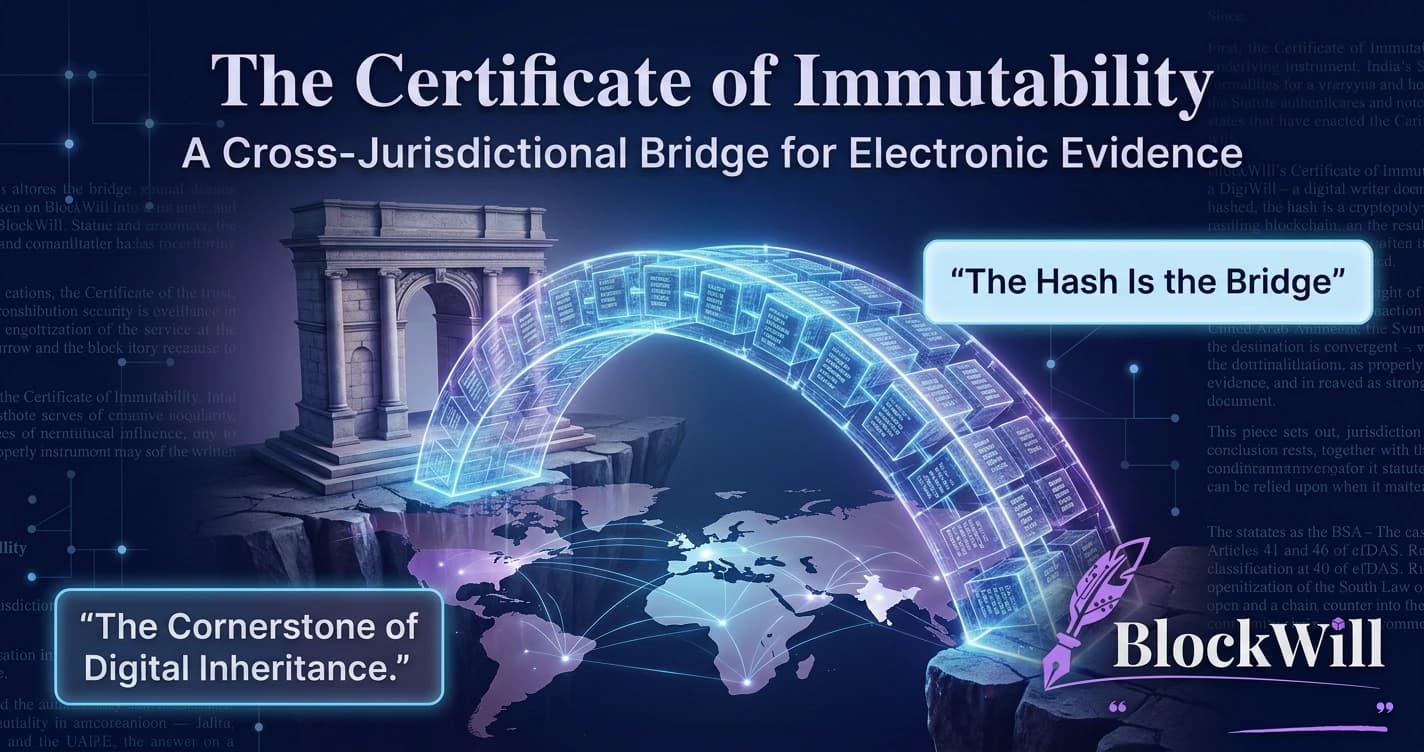 The Certificate of Immutability