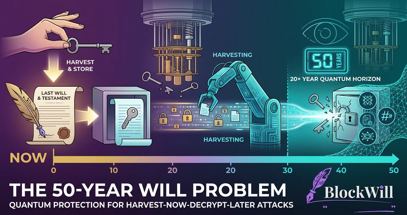 Post-Quantum Cryptography and the 50-Year Will Problem