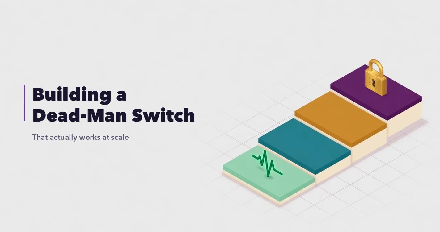 Building a Dead-Man Switch That Actually Works at Scale