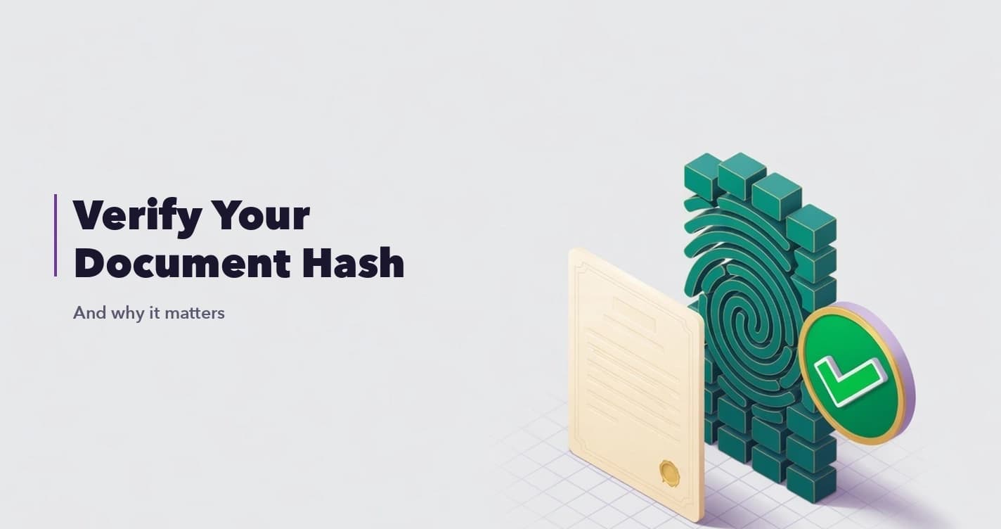How to Verify Your Document Hash in DigiWish (And Why It Matters)