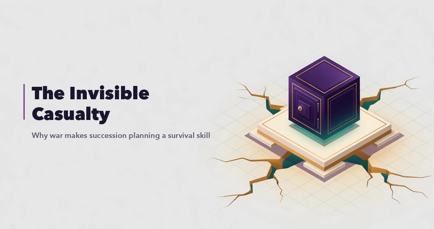The Invisible Casualty: Why War Makes Succession Planning a Survival Skill