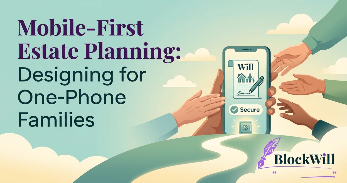 Mobile-First Estate Planning: Designing for One-Phone Families